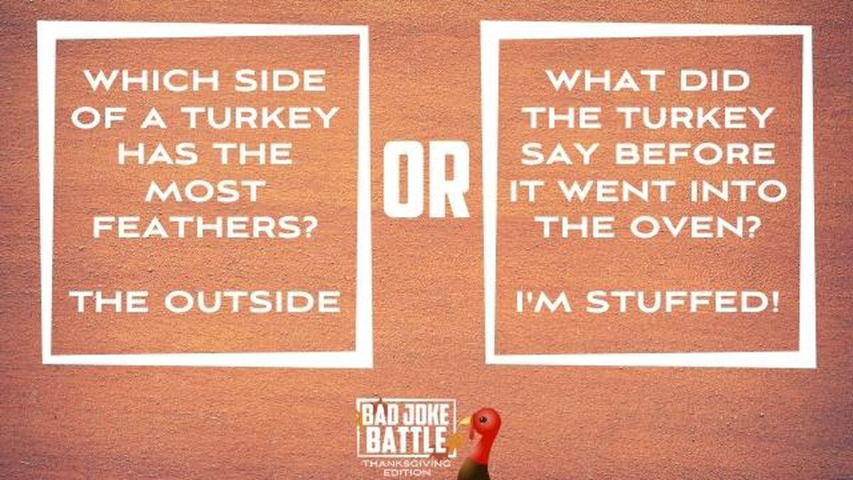 Bad Joke Battle Thanksgiving Edition image number null